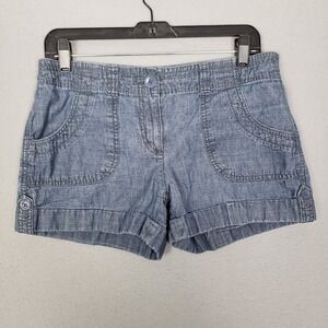 Ann Taylor Loft Jean Shorts Original Fit Mid Rise Denim Casual Summer Coastal 14